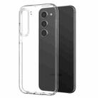 For Samsung Galaxy S23 5G NORTHJO TPU Case with Screen and Lens Film, Support Fingerprint Unlock(Transparent) - 3