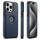 For iPhone 15 Pro Max Suteni G1 Cross Texture MagSafe Phone Case(Blue) - 1
