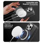 For iPhone 11 Shield Multi-functional MagSafe Card Bag Phone Case(Black) - 3