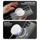 For Samsung Galaxy S23+ 5G Shield Multi-functional MagSafe Card Bag Phone Case(Grey) - 3