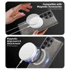 For Samsung Galaxy S24+ 5G Shield Multi-functional MagSafe Card Bag Phone Case(Grey) - 3