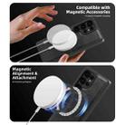 For Samsung Galaxy S25+ 5G Shield Multi-functional MagSafe Card Bag Phone Case(Black) - 3