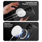 For Samsung Galaxy S25 Ultra 5G Shield Multi-functional MagSafe Card Bag Phone Case(Black) - 3