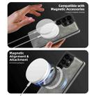 For Samsung Galaxy S25 Ultra 5G Shield Multi-functional MagSafe Card Bag Phone Case(Grey) - 3