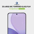 For OPPO Reno14 F PINWUYO 9H 3D Full Screen Explosion-proof Tempered Glass Film(Black) - 3