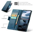 For OPPO Reno12 Pro 5G Global CaseMe 023 Butterfly Buckle Litchi Texture RFID Anti-theft Leather Phone Case(Blue) - 3