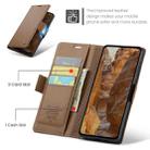 For OPPO Reno12 Pro 5G Global CaseMe 023 Butterfly Buckle Litchi Texture RFID Anti-theft Leather Phone Case(Brown) - 3