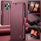 For OPPO Reno12 F /12 FS 5G CaseMe 023 Butterfly Buckle Litchi Texture RFID Anti-theft Leather Phone Case(Red) - 2