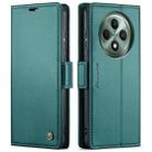For OPPO Reno12 F /12 FS 5G CaseMe 023 Butterfly Buckle Litchi Texture RFID Anti-theft Leather Phone Case(Green) - 1