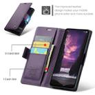 For OPPO Reno12 F /12 FS 5G CaseMe 023 Butterfly Buckle Litchi Texture RFID Anti-theft Leather Phone Case(Purple) - 3