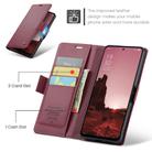 For OPPO Reno13 CaseMe 023 Butterfly Buckle Litchi Texture RFID Anti-theft Leather Phone Case(Red) - 2