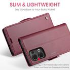 For OPPO Reno13 CaseMe 023 Butterfly Buckle Litchi Texture RFID Anti-theft Leather Phone Case(Red) - 3