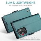 For OPPO Reno13 F 4G / 5G CaseMe 023 Butterfly Buckle Litchi Texture RFID Anti-theft Leather Phone Case(Green) - 3