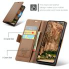 For OPPO Reno13 F 4G / 5G CaseMe 023 Butterfly Buckle Litchi Texture RFID Anti-theft Leather Phone Case(Brown) - 2
