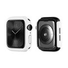 For Apple Watch Series 10 46mm ENKAY Hat-Prince Solid Color PC Watch Case Shockproof Cover(White) - 1