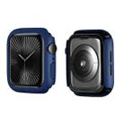 For Apple Watch Series 10 46mm ENKAY Hat-Prince Solid Color PC Watch Case Shockproof Cover(Dark Blue) - 1