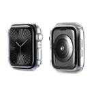 For Apple Watch Series 10 46mm ENKAY Hat-Prince 2 in 1 Solid Color PC Watch Case with Full Coverage PMMA Soft Film(Transparent) - 2