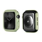 For Apple Watch Series 10 42mm ENKAY Hat-Prince 2 in 1 Solid Color PC Watch Case with Full Coverage PMMA Soft Film(Light Green) - 2