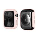 For Apple Watch Series 10 42mm ENKAY Hat-Prince 2 in 1 Solid Color PC Watch Case with Full Coverage PMMA Soft Film(Pink) - 2