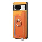 For Google Pixel 9 Pro XL Retro Magsafe Magnetic PU Back Cover Phone Case(Yellow) - 2