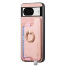 For Google Pixel 9 Pro XL Retro Magsafe Magnetic PU Back Cover Phone Case(Pink) - 2