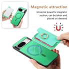 For Google Pixel 9 Pro XL Retro Magsafe Magnetic PU Back Cover Phone Case(Green) - 3