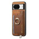 For Google Pixel 9 Pro XL Retro Magsafe Magnetic PU Back Cover Phone Case(Brown) - 2