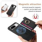 For Google Pixel 8a Retro Magsafe Magnetic PU Back Cover Phone Case(Black) - 3