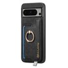 For Google Pixel 8 Pro Retro Magsafe Magnetic PU Back Cover Phone Case(Black) - 2