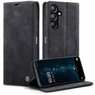 For Samsung Galaxy A16 5G CaseMe 013 Multifunctional Horizontal Flip Leather Phone Case(Black) - 1