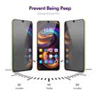 For Samsung Galaxy A06 4G ENKAY Easy Install Anti-peeping Privacy Tempered Glass Film - 3