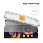 For Xiaomi Redmi 14R / 14C ENKAY Easy Install Anti-peeping Privacy Tempered Glass Film - 2