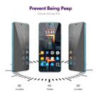 For Xiaomi Poco M7 Pro 5G ENKAY Easy Install Anti-peeping Privacy Tempered Glass Film - 3