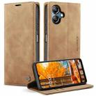 For Samsung Galaxy A06 CaseMe 013 Multifunctional Horizontal Flip Leather Phone Case(Brown) - 1