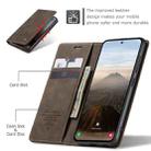 For Samsung Galaxy S25+ 5G CaseMe 013 Multifunctional Horizontal Flip Leather Phone Case(Coffee) - 3
