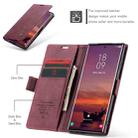 For Samsung Galaxy S25 Ultra 5G CaseMe 013 Multifunctional Horizontal Flip Leather Phone Case(Red) - 3