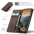 For Samsung Galaxy A36 CaseMe 013 Multifunctional Horizontal Flip Leather Phone Case(Coffee) - 3