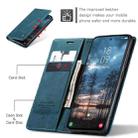 For Samsung Galaxy S25 Edge 5G CaseMe 013 Multifunctional Horizontal Flip Leather Phone Case(Blue) - 3