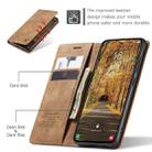 For Samsung Galaxy S25 Edge 5G CaseMe 013 Multifunctional Horizontal Flip Leather Phone Case(Brown) - 3