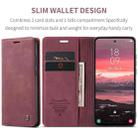 For Samsung Galaxy S25 Edge 5G CaseMe 013 Multifunctional Horizontal Flip Leather Phone Case(Red) - 2