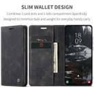 For Samsung Galaxy S25 Edge 5G CaseMe 013 Multifunctional Horizontal Flip Leather Phone Case(Black) - 2