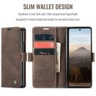 For Samsung Galaxy Z Fold7 CaseMe 013 Multifunctional Horizontal Flip Leather Phone Case(Coffee) - 2