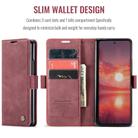 For Samsung Galaxy Z Fold7 CaseMe 013 Multifunctional Horizontal Flip Leather Phone Case(Red) - 2