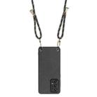 For Samsung Galaxy S24+ 5G Carbon Fiber Texture Leather Back Cover Phone Case with Crossbody Strap(Black) - 3