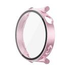 For Huawei Watch GT 5 41mm ENKAY Hat-Prince Tempered Glass Film Integrated PC Watch Case(Pink) - 1