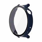 For Huawei Watch GT 5 41mm ENKAY Hat-Prince Tempered Glass Film Integrated PC Watch Case(Dark Blue) - 1