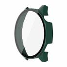 For Huawei Watch GT 5 46mm ENKAY Hat-Prince Tempered Glass Film Integrated PC Watch Case(Dark Green) - 1