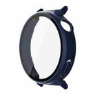 For Huawei Watch GT 5 Pro 42mm ENKAY Hat-Prince Tempered Glass Film Integrated PC Watch Case(Dark Blue) - 1