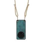 For OPPO Find X8 Ultra Vintage Leather PC Back Cover Phone Case with Crossbody Strap(Green) - 3