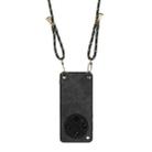 For OPPO Find X8 Ultra Vintage Leather PC Back Cover Phone Case with Crossbody Strap(Black) - 3